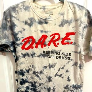 Bleached out D.A.R.E. T-shirt